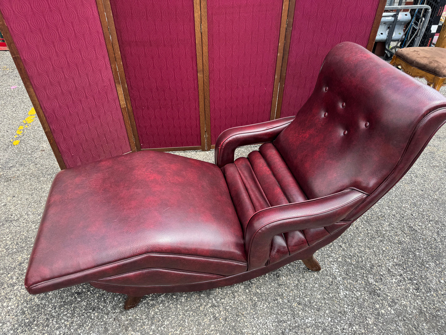 Vintage Mid-Century Reclining Lounge Chair