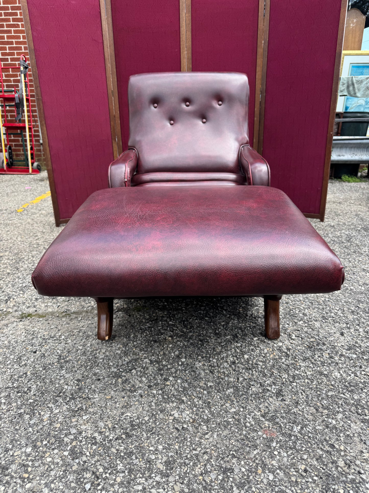 Vintage Mid-Century Reclining Lounge Chair