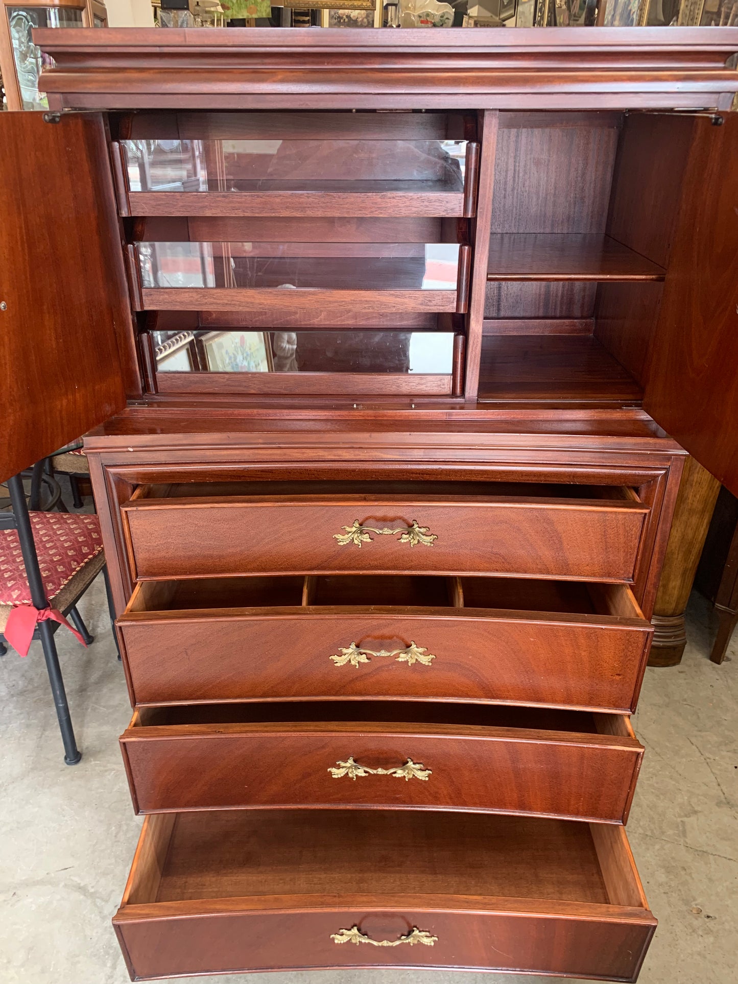 Vintage Mahogany Chest of Drawers – White Furniture Co. (1950s)