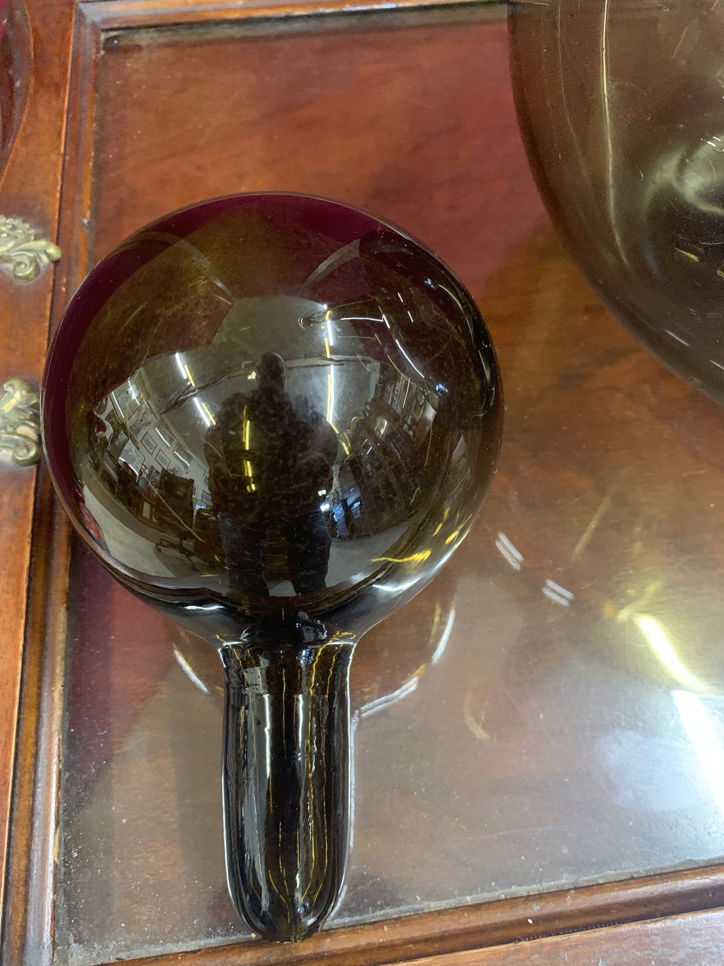 1970s Hand-Blown Art Glass Decanter with Stopper – Italian MCM Style