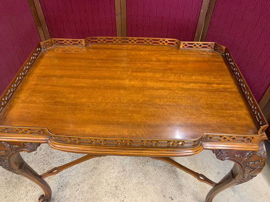 Vintage John Widdicomb Mahogany Coffee Table | 1950s Authentic