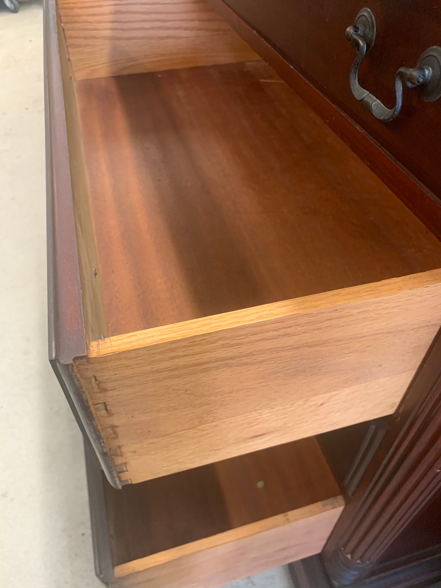 1940s Mahogany Chippendale Chest of Drawers