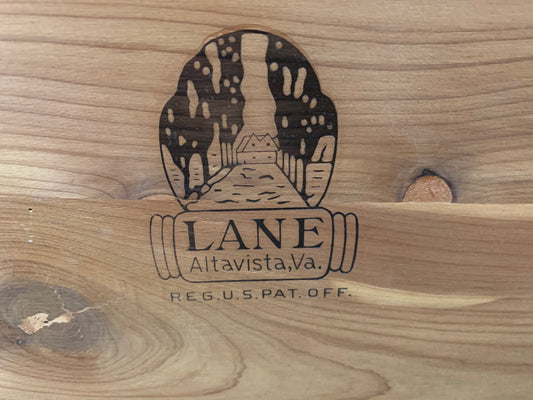 Mid-Century Modern Lane Cedar Chest – Remodeled Blonde Wood Storage Trunk (1950s)