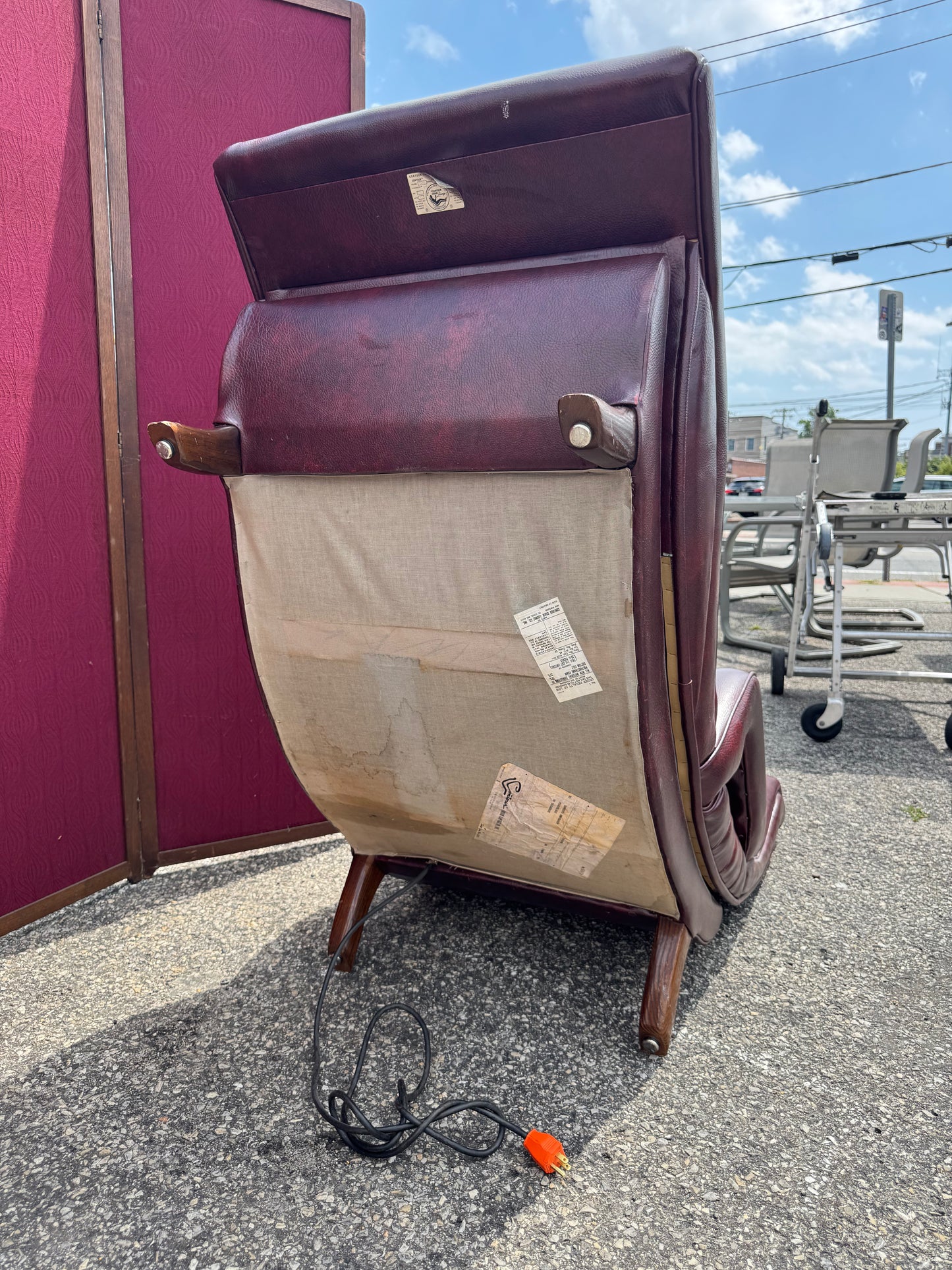 Vintage Mid-Century Reclining Lounge Chair