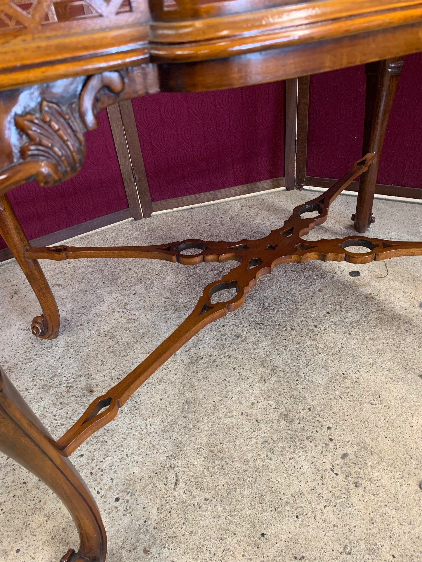 Vintage John Widdicomb Mahogany Coffee Table | 1950s Authentic