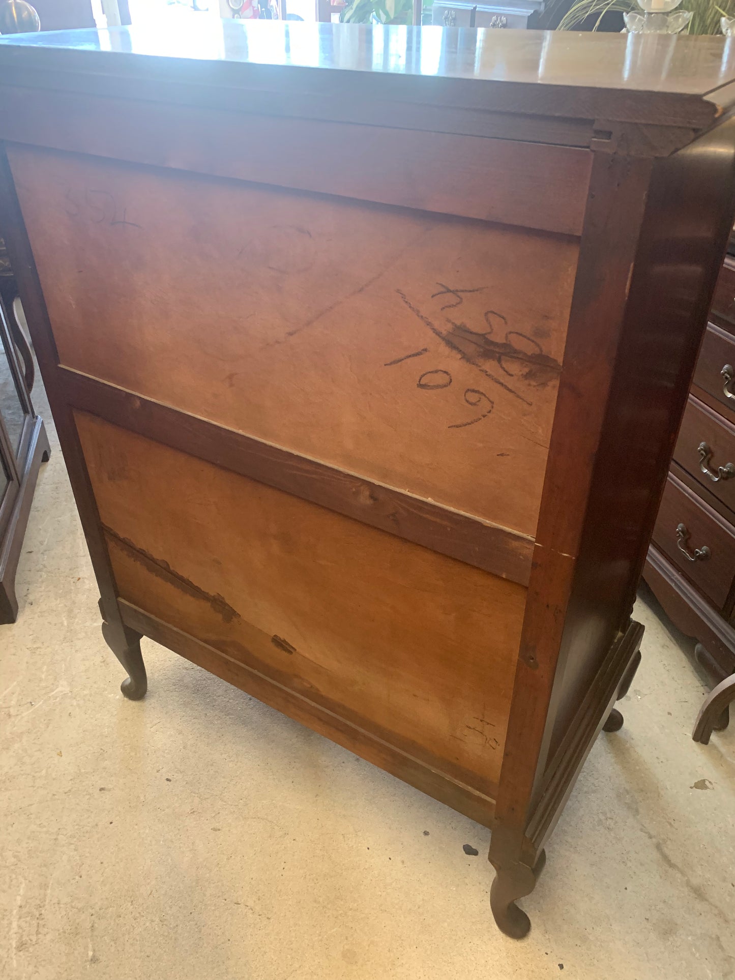 1940s Mahogany Chippendale Chest of Drawers